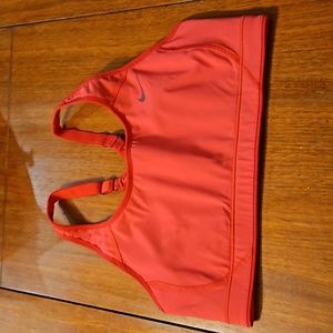 Nike Dri-Fit Red Sports Bra Small